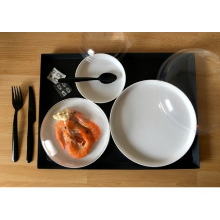 PLATEAU CATERLUX NOIR ATLAS 1/2