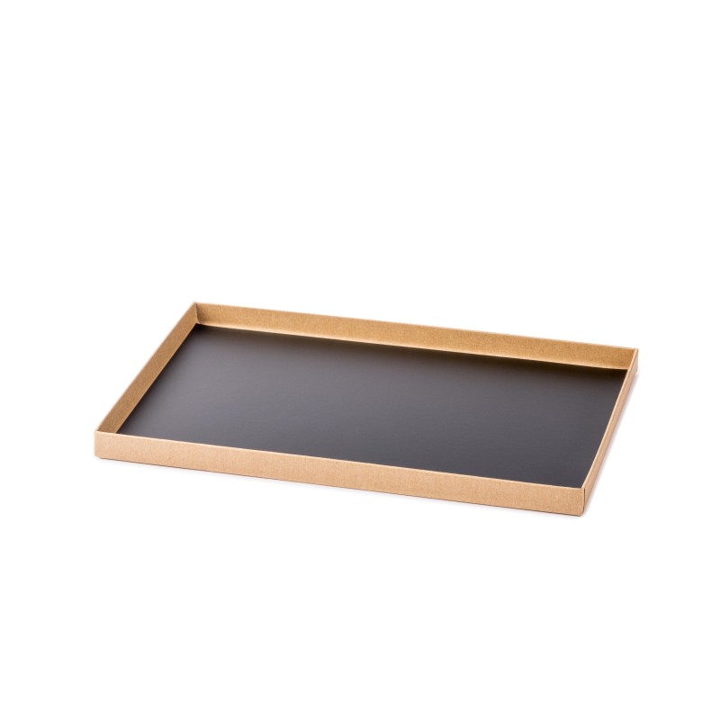 PLATEAU CATERLUX KRAFT/NOIR BORD DROIT ATLAS 1/2