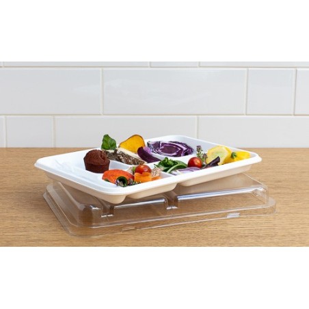 Image PLATEAU SNACK FIBRA 6 ALVÉOLES #1