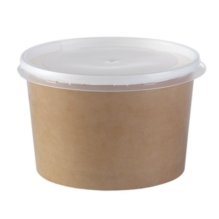 Image POT MULTI-USAGES KRAFT 47 CL + COUVERCLE PP #1